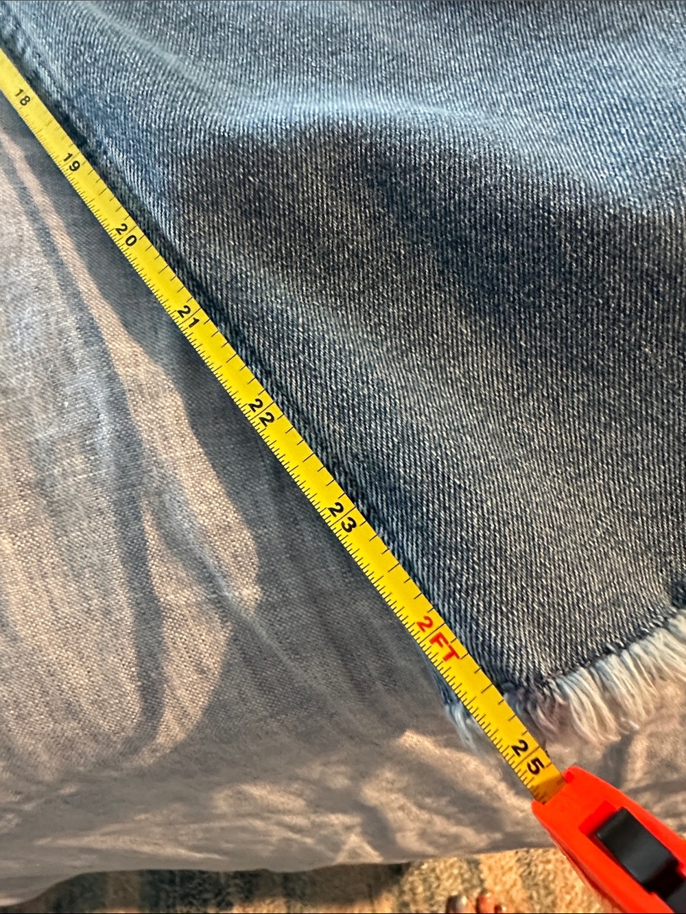Wide Leg Distressed Blue Denim Jeans - n:philanthropy - Picture 11 of 12
